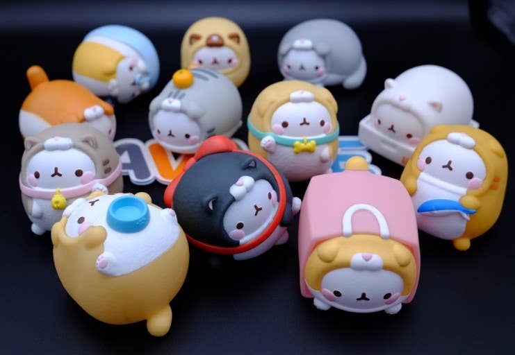 Molang Lazy Cat Costume Figure Blind Box Random Toy Vol.5