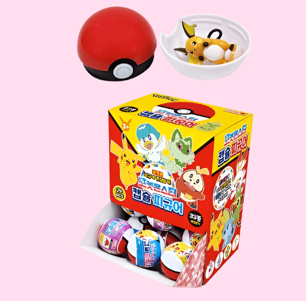 NEW! Pokémon Figure random Mystery Capsule Toy BOX