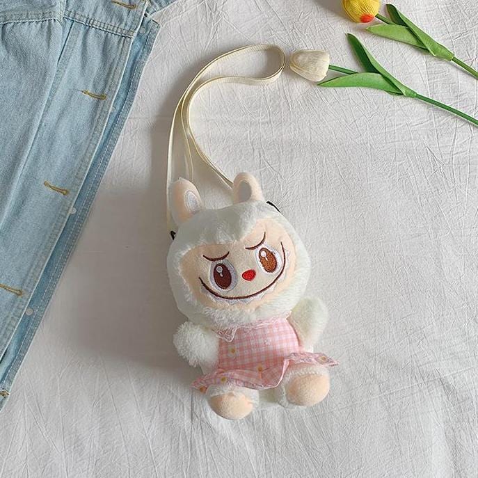Plush Labubu Crossbody Bag