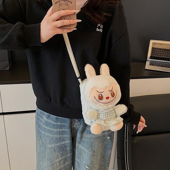 Plush Labubu Crossbody Bag