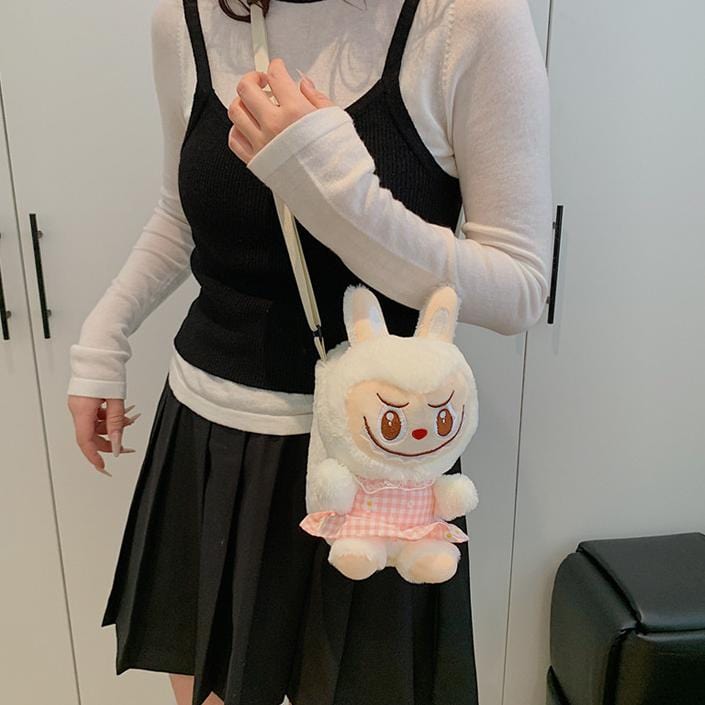 Plush Labubu Crossbody Bag