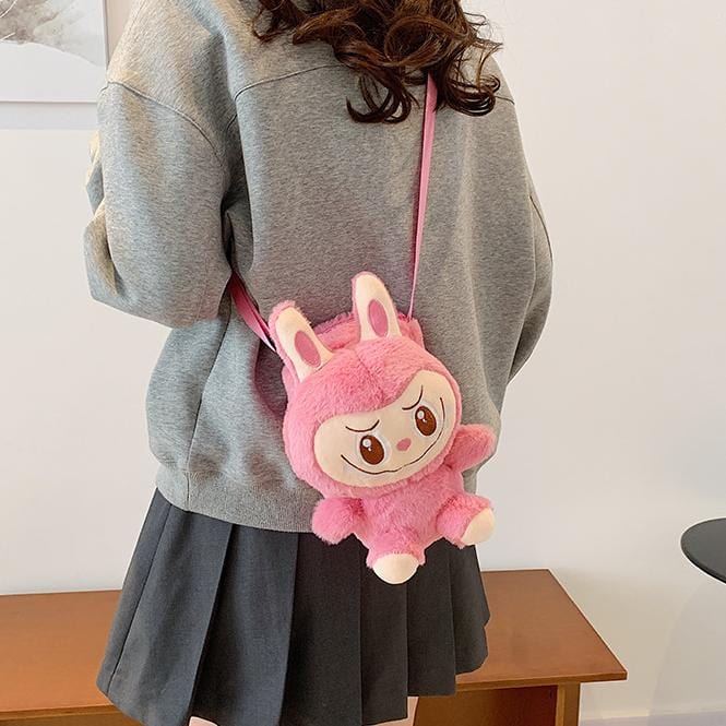 Plush Labubu Crossbody Bag