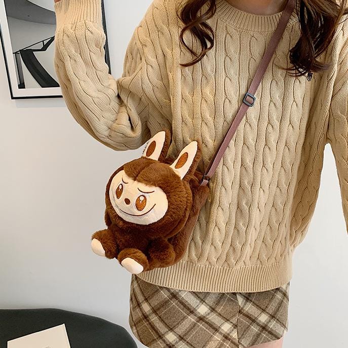 Plush Labubu Crossbody Bag