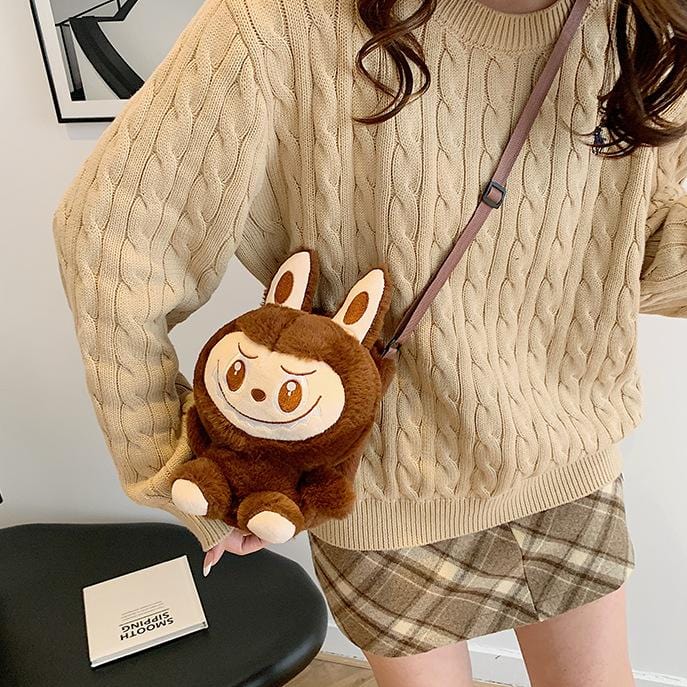 Plush Labubu Crossbody Bag