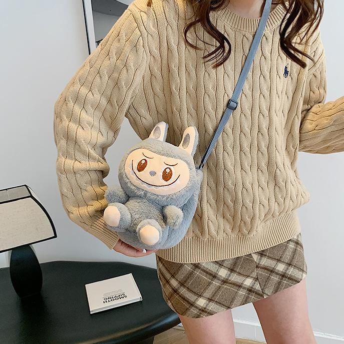 Plush Labubu Crossbody Bag