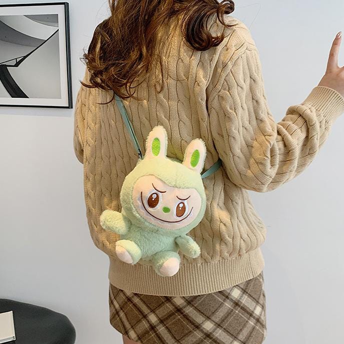 Plush Labubu Crossbody Bag