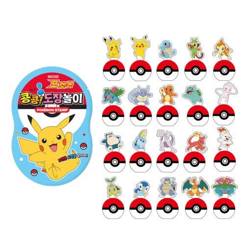Pokémon Character Stamp Random Capsule Toy