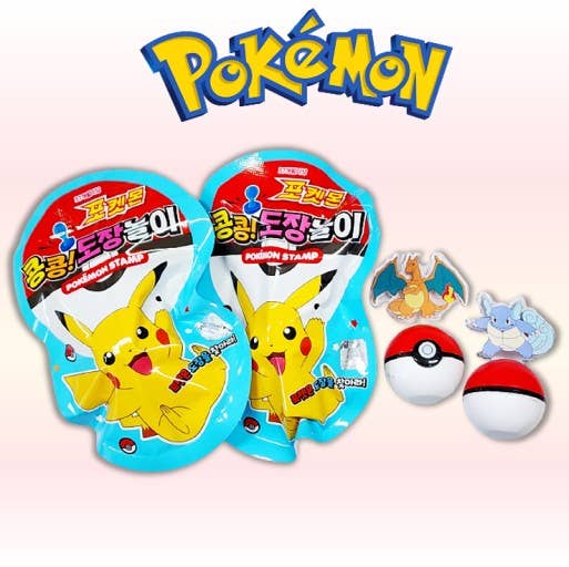 Pokémon Character Stamp Random Capsule Toy