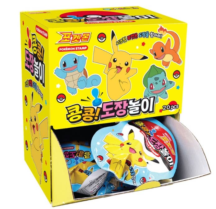 Pokémon Character Stamp Random Capsule Toy