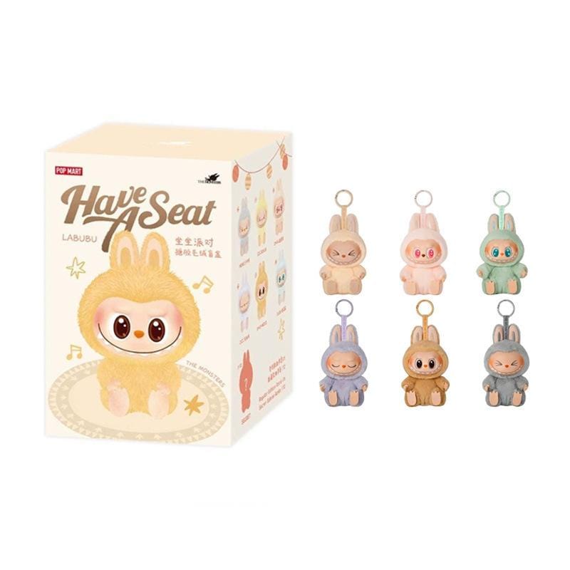 Pop Mart Labubu The Monsters Plush Keychain Doll Random Blind Box