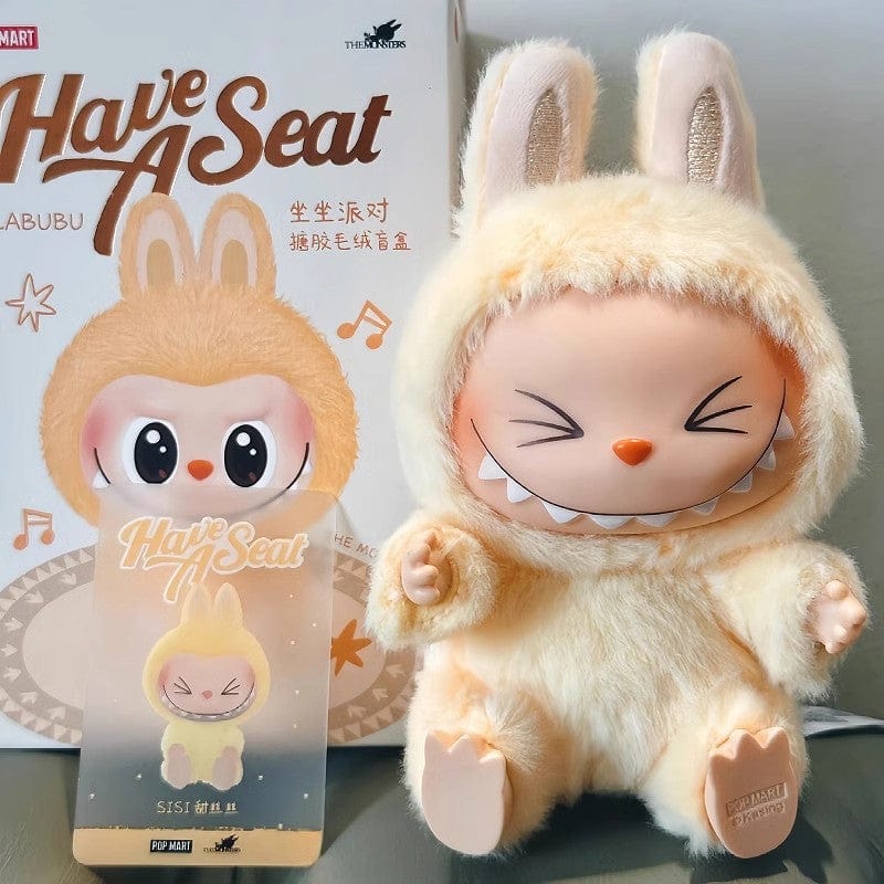 Pop Mart Labubu The Monsters Plush Keychain Doll Random Blind Box