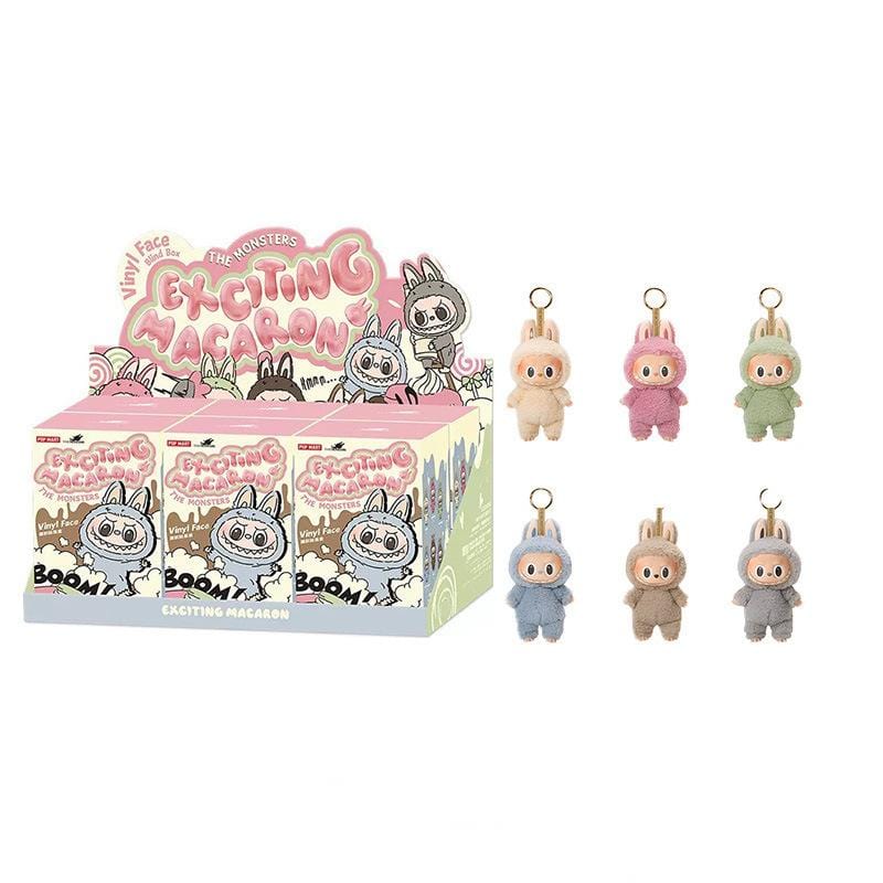 Pop Mart Labubu The Monsters Plush Keychain Doll Random Blind Box