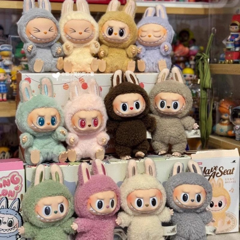 Pop Mart Labubu The Monsters Plush Keychain Doll Random Blind Box