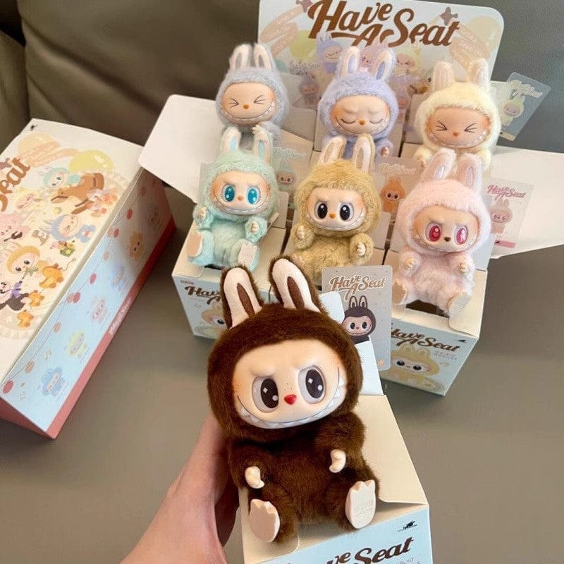 Pop Mart Labubu The Monsters Plush Keychain Doll Random Blind Box