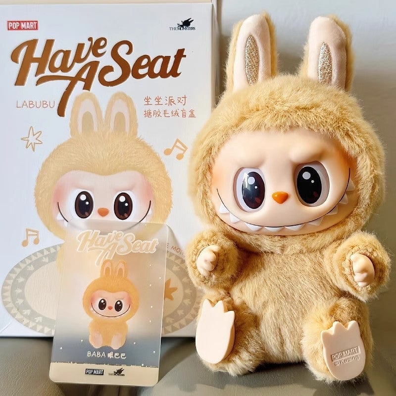 Pop Mart Labubu The Monsters Plush Keychain Doll Random Blind Box
