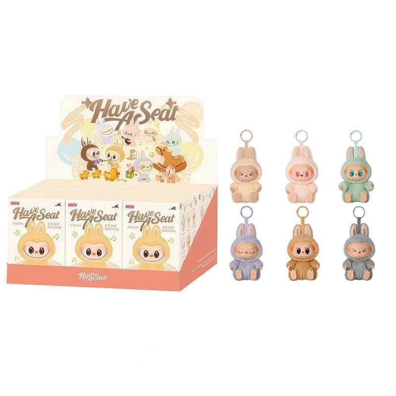 Pop Mart Labubu The Monsters Plush Keychain Doll Random Blind Box