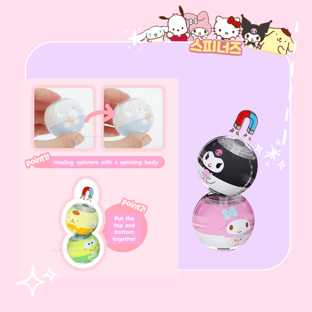 Sanrio Character Collectable Spinners mystery pack
