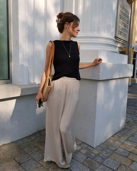 SABAI Top Knitting Pattern – Beginner PDF (3 Languages)