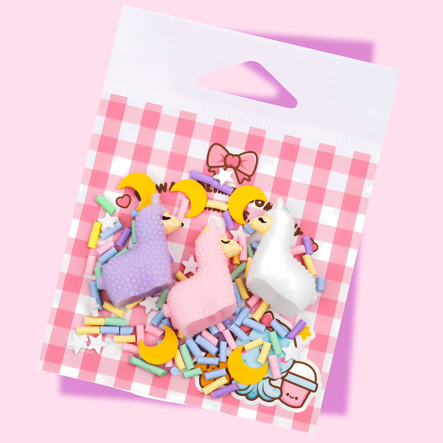 Slime Topper Dreamy Llama Slime Toppings Charm Bag
