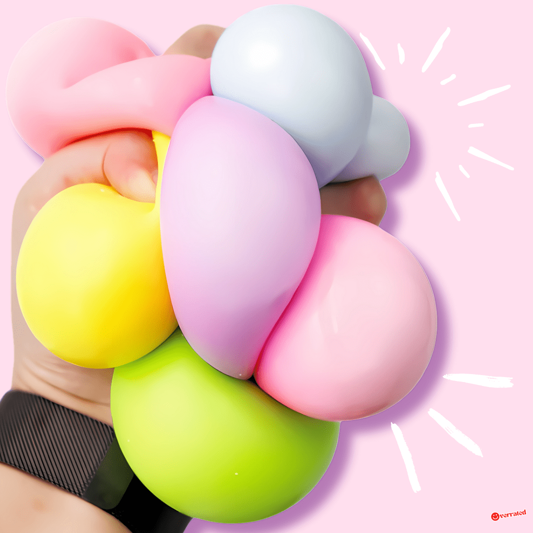 Soft Neon Tofu Ball Sensory Toy