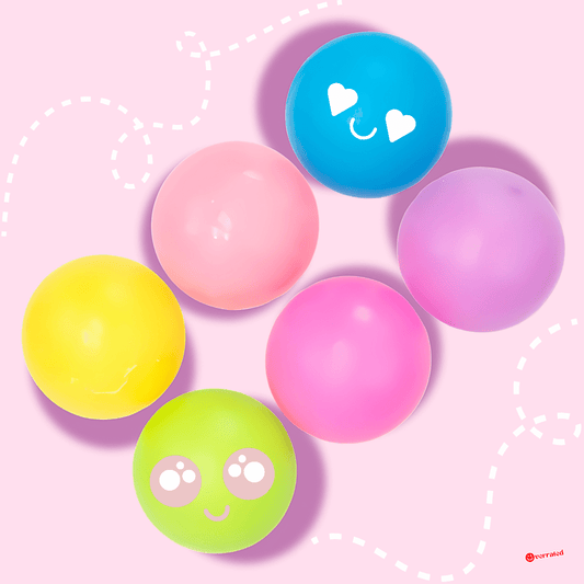Soft Neon Tofu Ball Sensory Toy