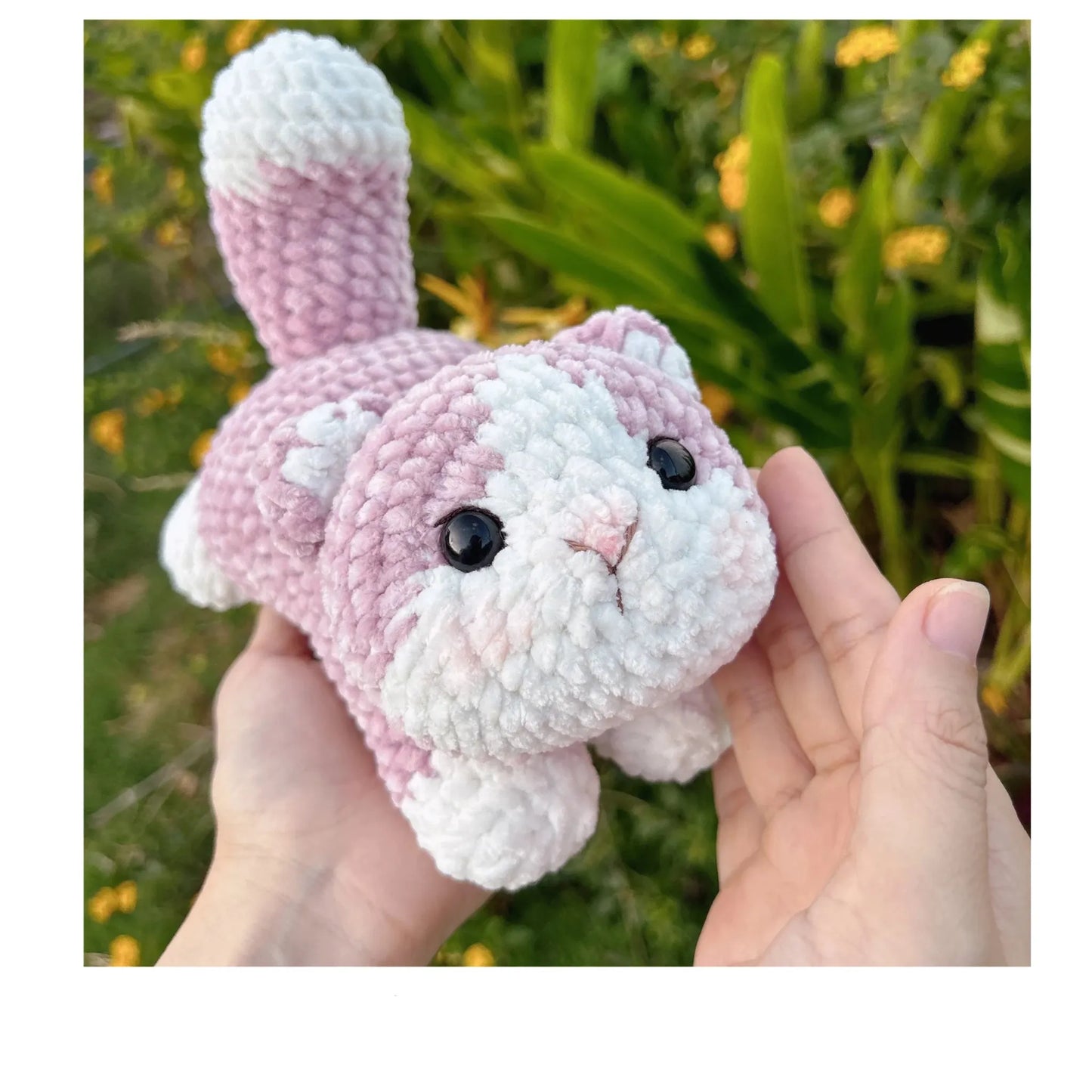 Crochet Cat & Bunny Pattern Bundle (3-in-1) – Sweetie Fluffy & Calico Bunny PDF Tutorial
